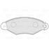 4 plaquettes de frein avant Valeo First 301726
