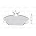 4 plaquettes de frein avant Valeo First 301473