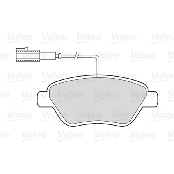 4 plaquettes de frein avant Valeo First 301426