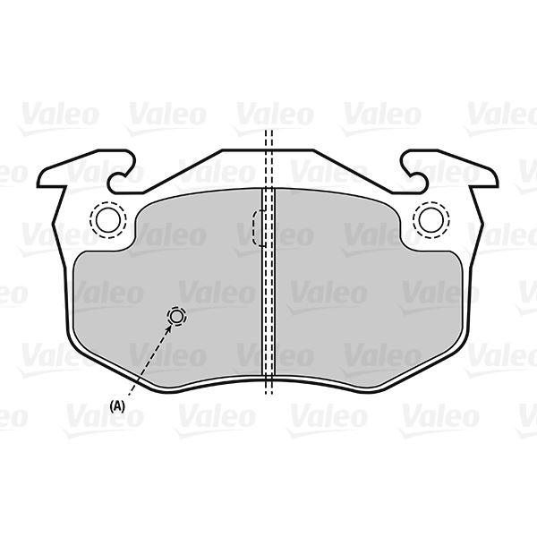 4 plaquettes de frein avant Valeo First 301080