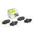 4 plaquettes de frein arrière Valeo First 301702