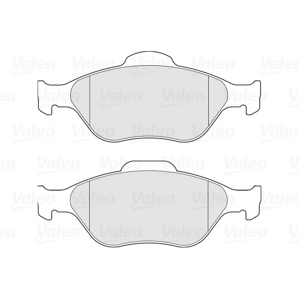 4 plaquettes de frein avant Valeo First 301564