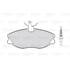 4 plaquettes de frein avant Valeo First 301069