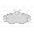 4 plaquettes de frein avant Valeo First 301545