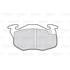 4 plaquettes de frein avant Valeo First 301155