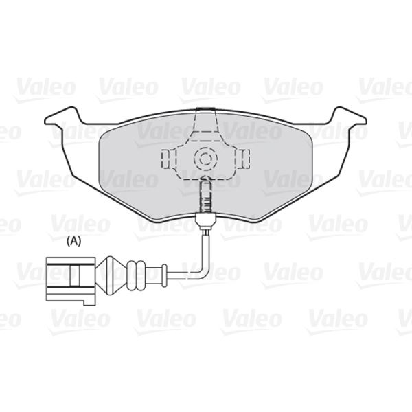 4 plaquettes de frein avant Valeo First 301488