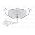 4 plaquettes de frein avant Valeo First 301488