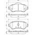 4 plaquettes de frein avant Bosch BP1685