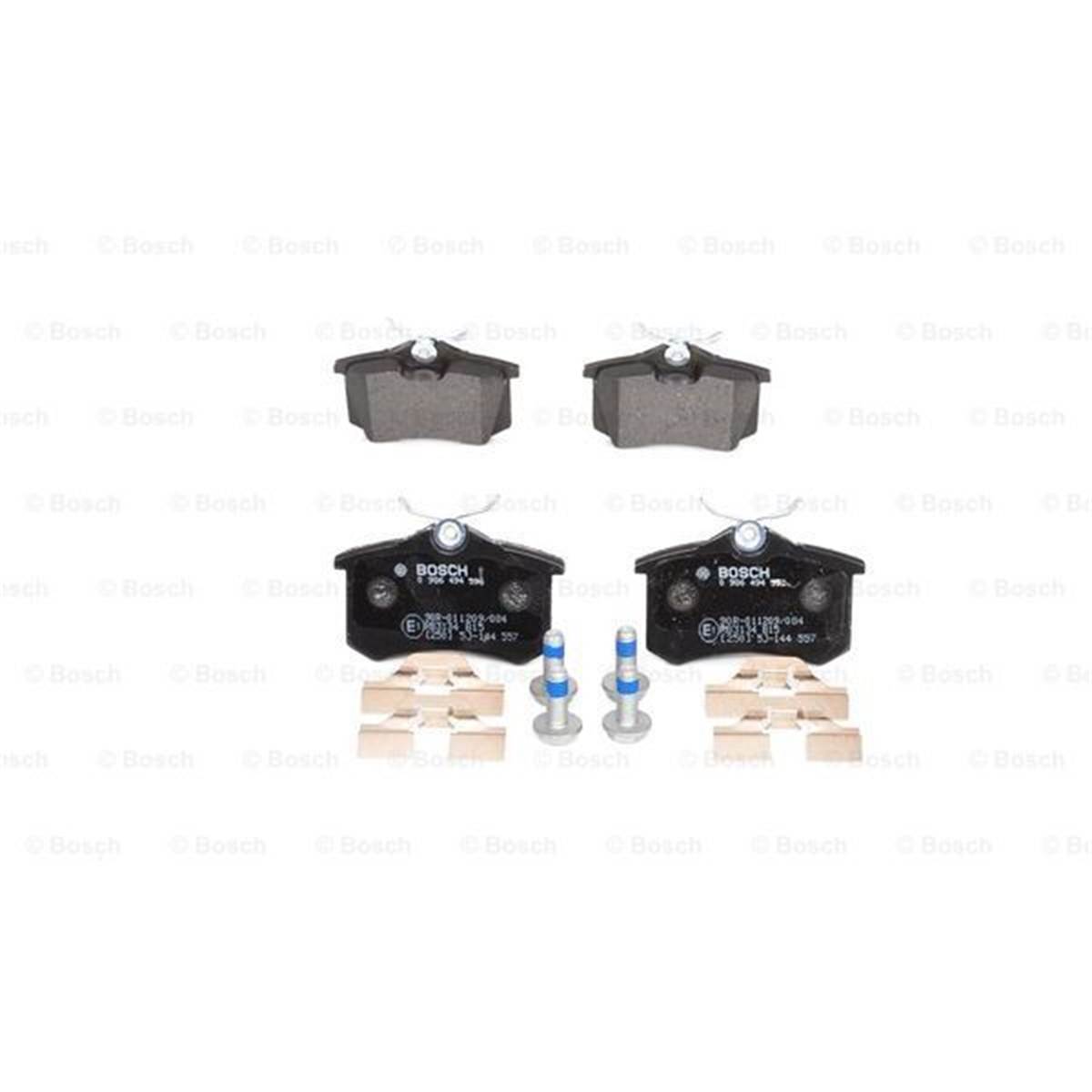 Plaquettes de frein arrière (4 pièces) Bosch Bp617 - 0986494596