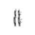 4 plaquettes de frein avant Bosch BP1691