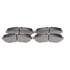 4 plaquettes de frein avant Bosch BP2237