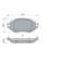 4 plaquettes de frein avant Bosch BP2350