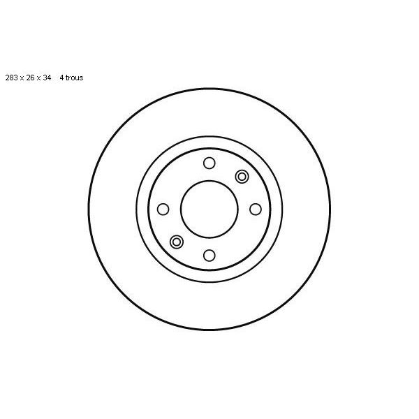 2 disques de frein avant SBS 201927