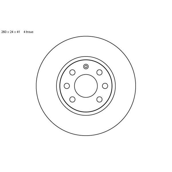 2 disques de frein avant SBS 203637