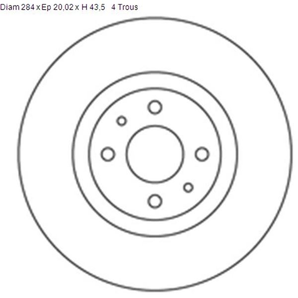 2 disques de frein avant SBS 209923