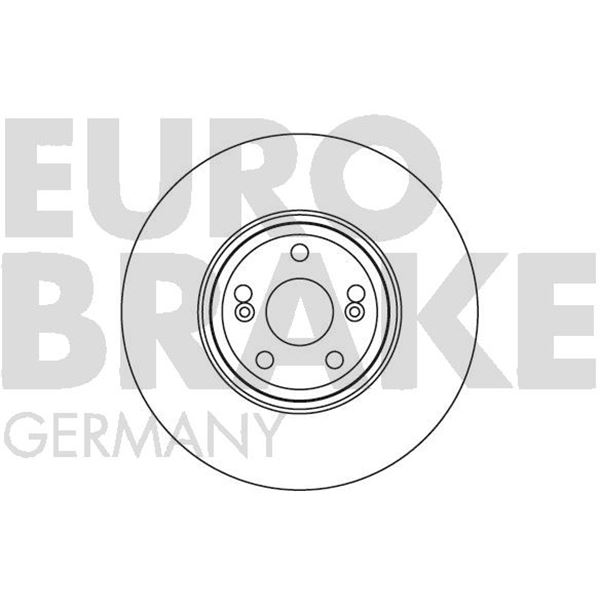 1 disque de frein avant Eurobrake 5815203933