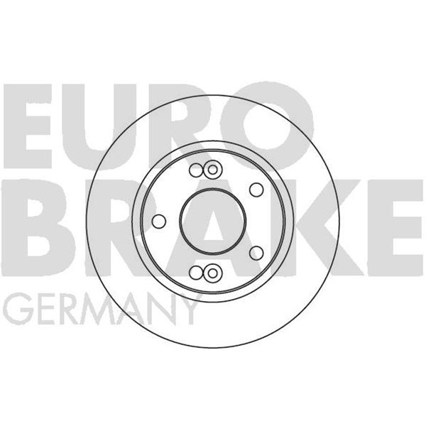 2 disques de frein avant Eurobrake 5815203913