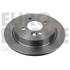 2 disques de frein arrière Eurobrake 5815204017