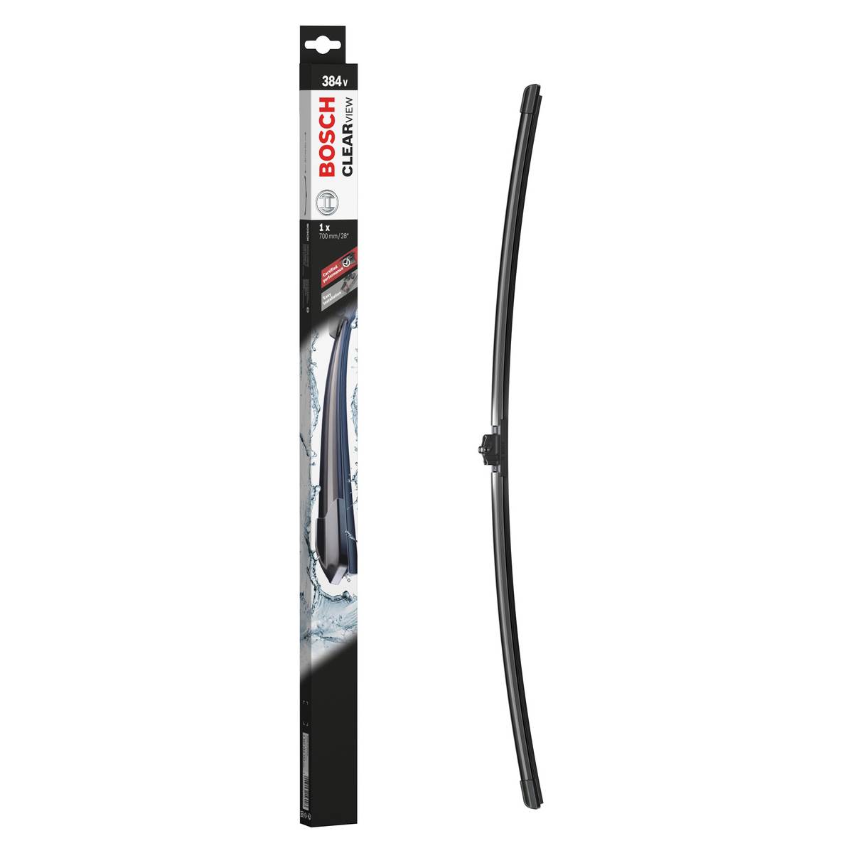 Balai D'essuie-glace Avant Plat Bosch Clearview 384v