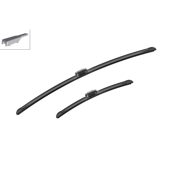 2 balais d'essuie-glace Bosch 458V