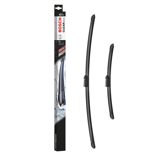 2 balais d'essuie-glace Bosch 477V