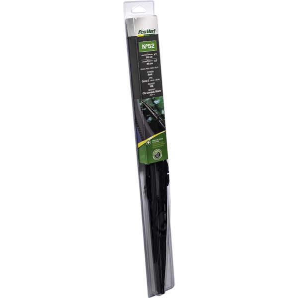 2 balais d'essuie-glace Feu Vert N°52