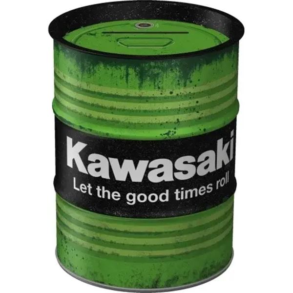 Tirelire baril Kawasaki Let the good times roll
