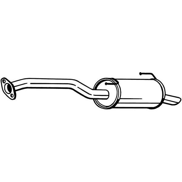 1 silencieux d'échappement arrière Bosal 145-337
