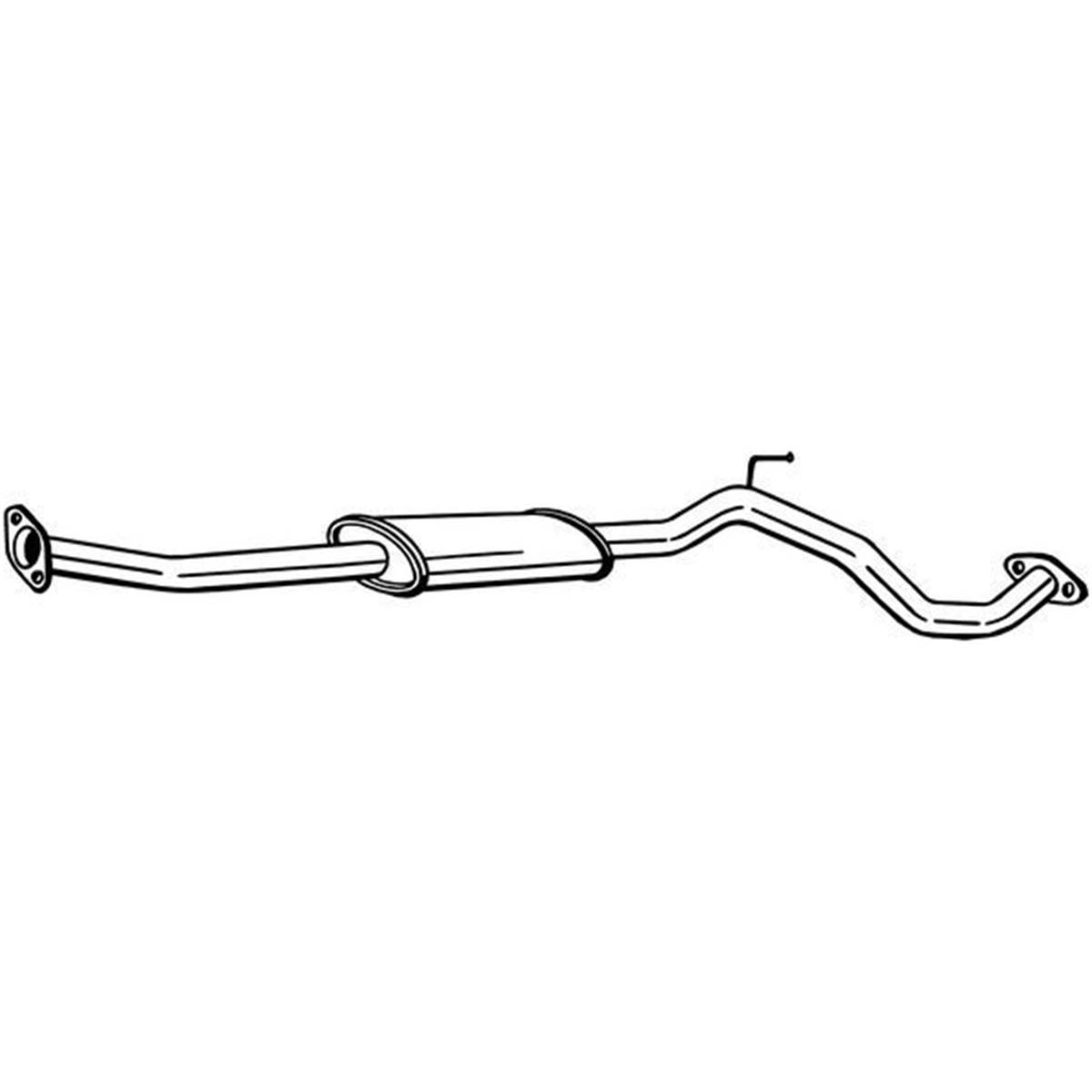 Silencieux D'échappement Intermédiaire Bosal 284-957