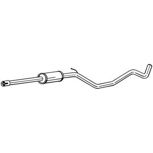 1 silencieux d'échappement intermédiaire Bosal 284-971