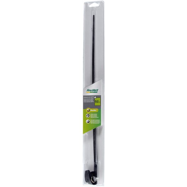 Antenne de toit auto Feu Vert caoutchouc 52 cm