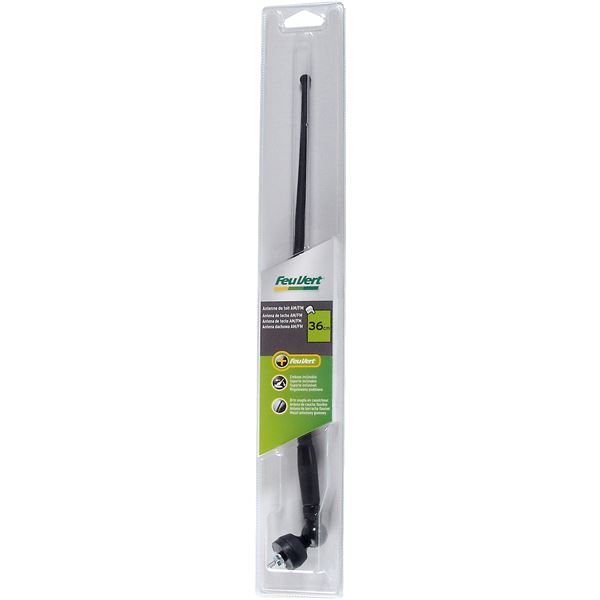 Antenne de toit auto Feu Vert caoutchouc 36 cm