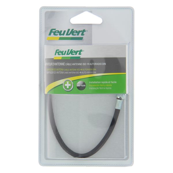 Adaptateur d'antenne ISO pour autoradio DIN avec câble
