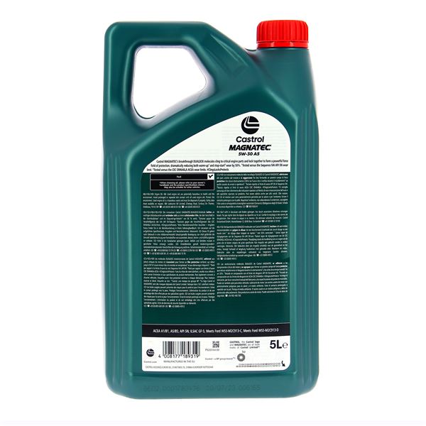 Huile moteur CASTROL Magnatec Stop-start A1/B1 A5/B5 Essence/Diesel 5W30 5L