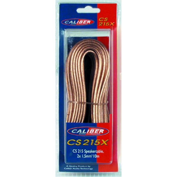 Câble haut-parleurs transparent 2 x 1.5mm CS 215X