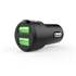Chargeur allume-cigare 2 ports USB 4,8A + Câble Coyote