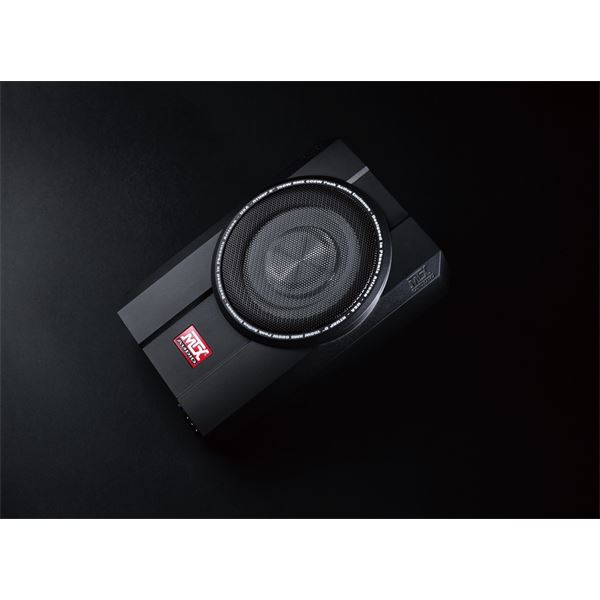 MTX RTU8P - Caisson de grave extra plat aluminium amplifié