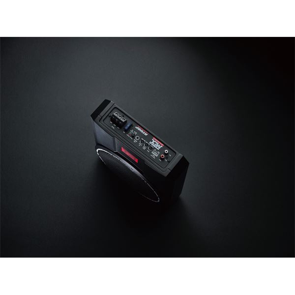 MTX RTU8P - Caisson de grave extra plat aluminium amplifié