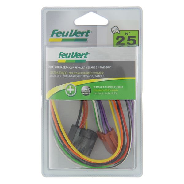 Faisceau autoradio Feu Vert N° 25 - RENAULT