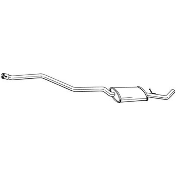 1 silencieux d'échappement intermédiaire Bosal 288171