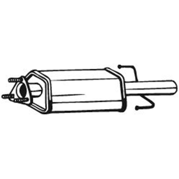 1 filtre à particules Bosal 097228