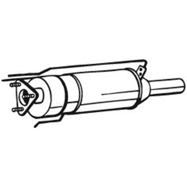 1 filtre à particules Bosal 097205