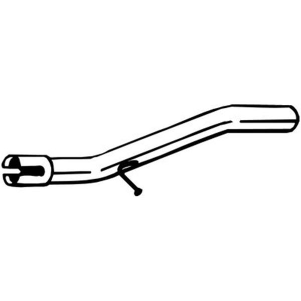 1 tuyau d'échappement Bosal 700173