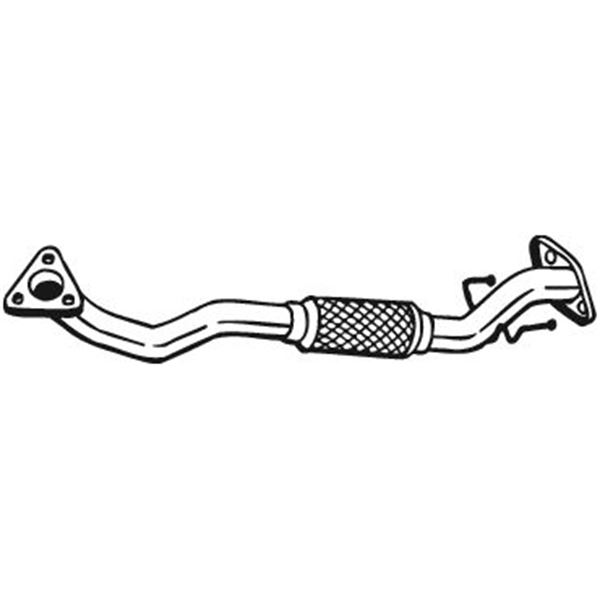 1 tuyau d'échappement Bosal 800019