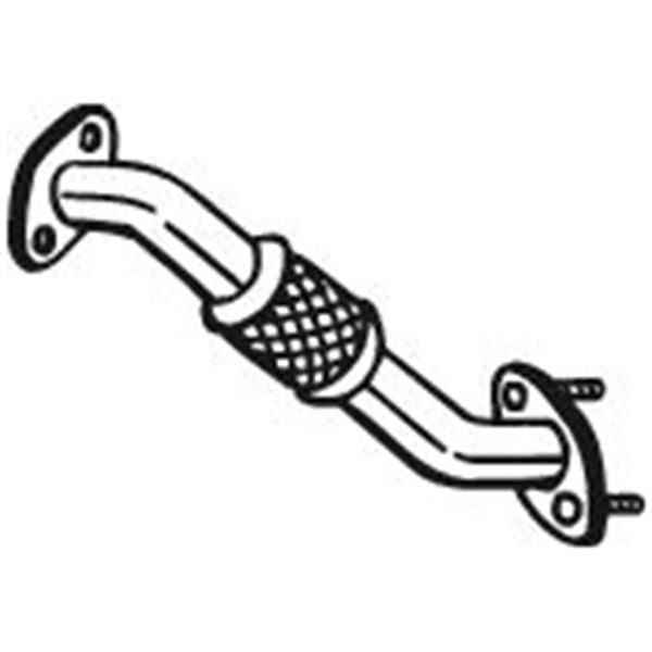 1 tuyau d'échappement Bosal 700141