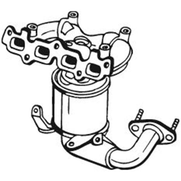1 catalyseur Bosal 090621
