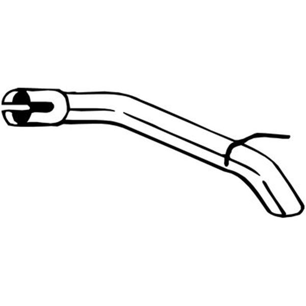 1 tuyau d'échappement Bosal 700179