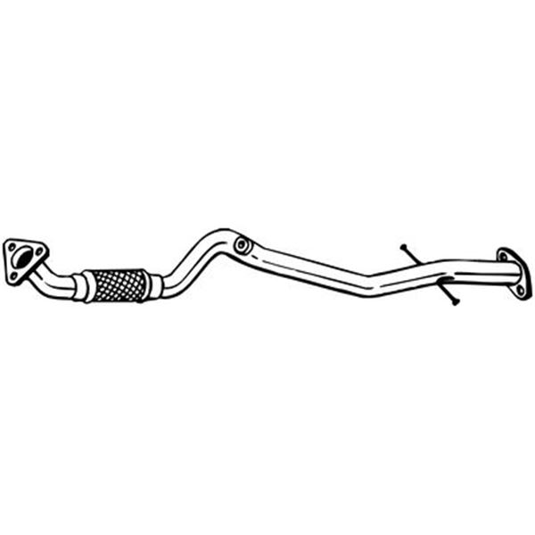 1 tuyau d'échappement Bosal 800185