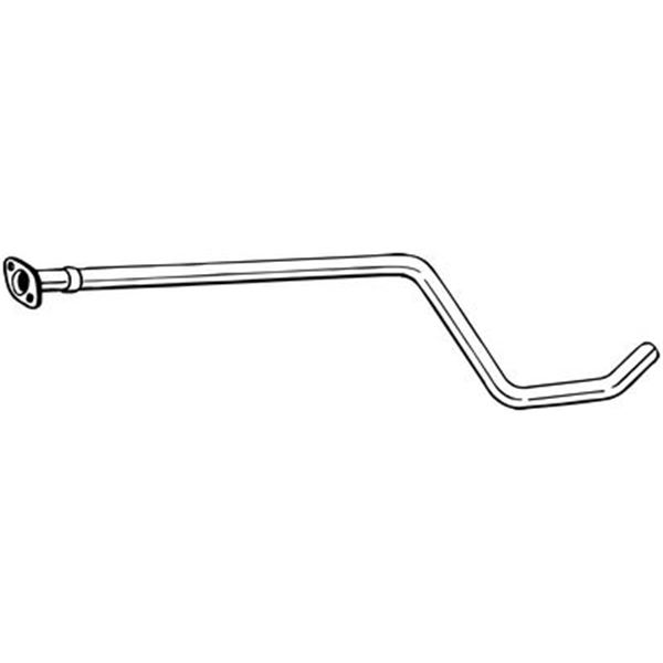 1 tuyau d'échappement Bosal 850115