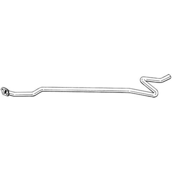 1 tuyau d'échappement Bosal 950011
